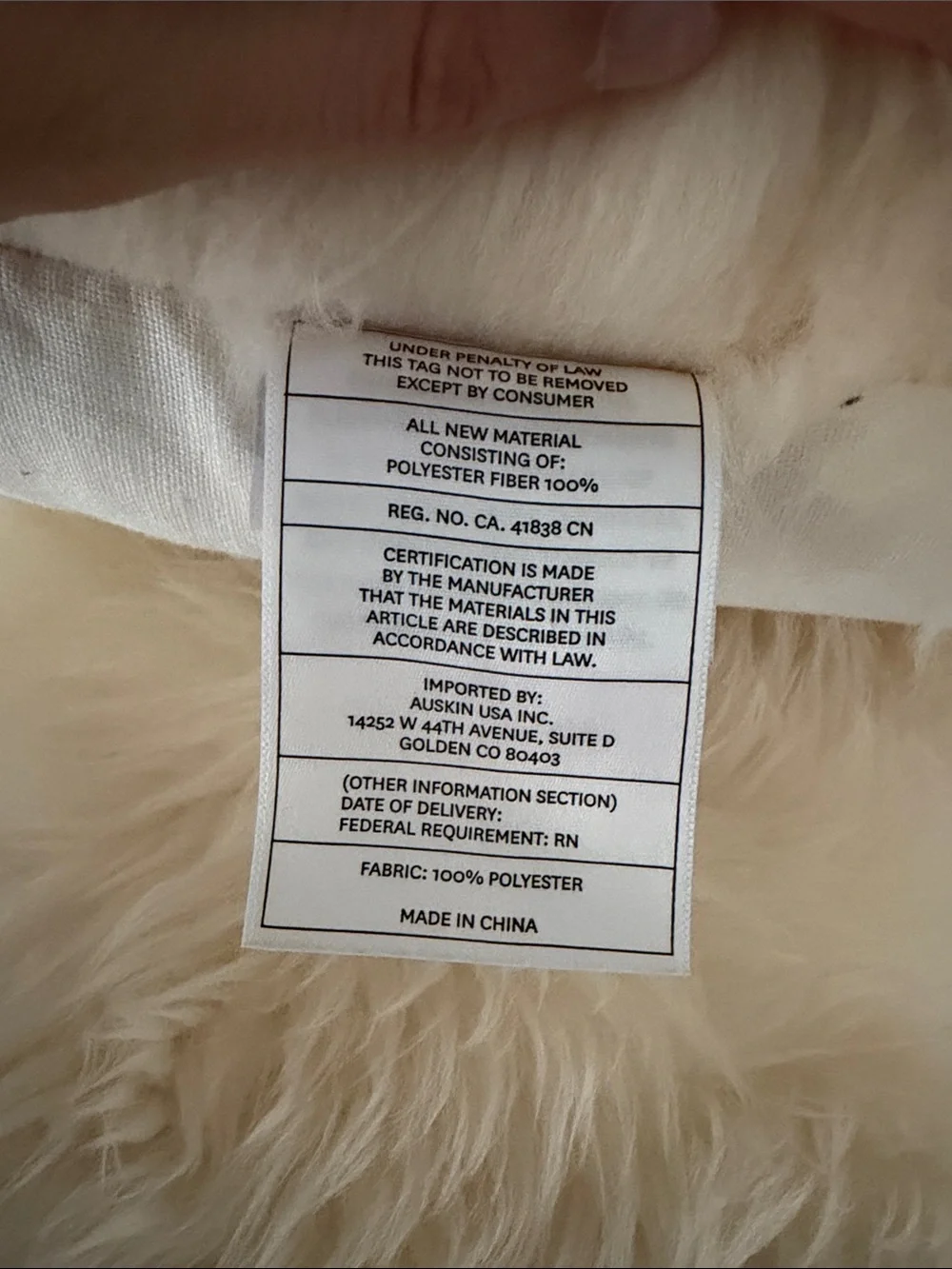 Fibre by Auskin Set of Decorative Natural Sheepskin Fur Flax Linen Cream Pillows